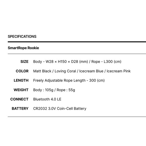 Tangram Rookie Smart Jump Rope - Blue - Picture 5 of 6